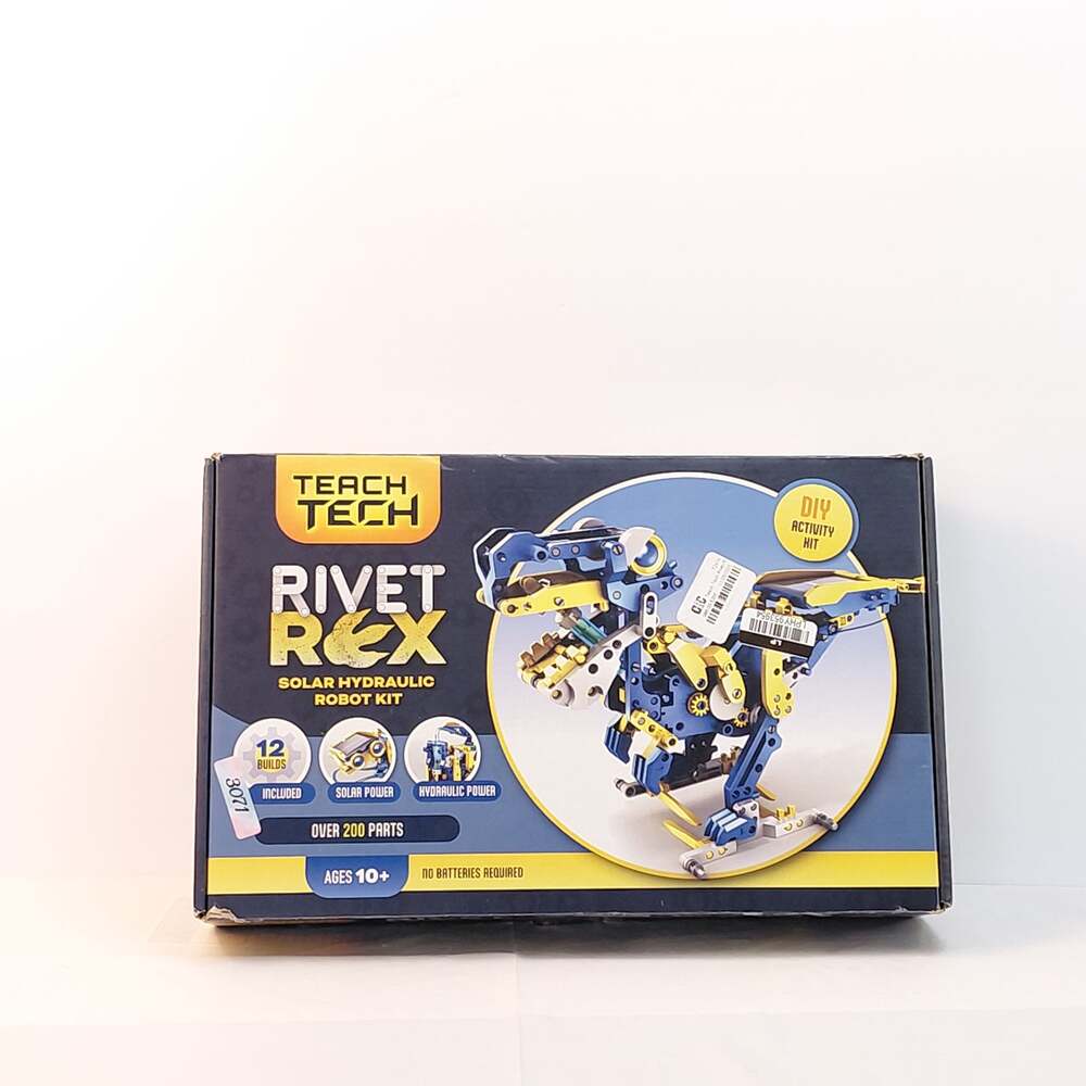 NIB Elenco Teach Tech Rivet-Rex 12 Solar Hydraulic Robot STEM Kit
